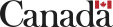 Government of Canada logo with a Canadian flag of the last A in Canada