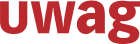 Red letters of UWAG